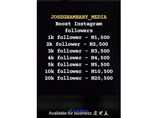 Boost instagram followers
